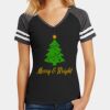 Women's Game V Neck Tee Thumbnail