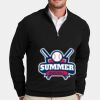Cotton Stretch 1/4 Zip Sweater Thumbnail