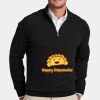 Cotton Stretch 1/4 Zip Sweater Thumbnail