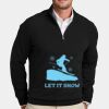 Cotton Stretch 1/4 Zip Sweater Thumbnail