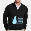 Cotton Stretch 1/4 Zip Sweater Thumbnail